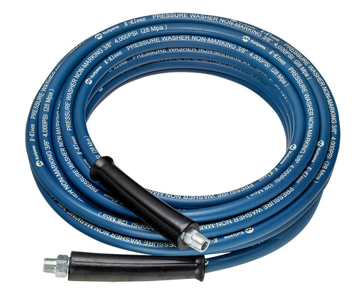 KK4PW06BUMMSX50 Alfagomma by Kuriyama | KK4PW™ Series | K-Kleen™ Pressure Washer Hose Assembly | Rigid Male NPT x Swivel Male NPT Ends | 3/8" ID | 0.61" OD | 4000 PSI | Blue | 50ft