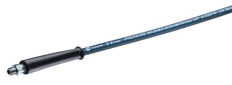 KK4PW06BUMMSX50 Alfagomma by Kuriyama | KK4PW™ Series | K-Kleen™ Pressure Washer Hose Assembly | Rigid Male NPT x Swivel Male NPT Ends | 3/8" ID | 0.61" OD | 4000 PSI | Blue | 50ft