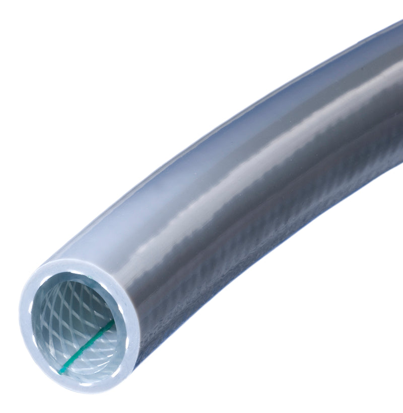 K6158-08X300 Kuri-Tec by Kuriyama | K6158 Series | High Purity PVC Potable Water Hose | 1/2" ID | .750" OD | 200 PSI | Gray | 300ft Length