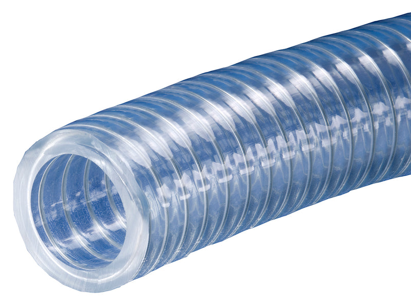K7130-16X100 Kuri-Tec by Kuriyama | POLYWIRE® | K7130 Series | Heavy Wall PVC Food & Beverage Vacuum/Transfer Hose | 1" ID | 1.375" OD | 100ft Length