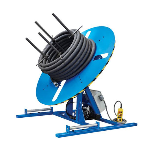 KCOIL2HV-230/3 by Kuriyama | Adjustable Electric Hose Coiler | 77.1" Hose Holder Diameter | 80.7" L x 80.7" W x 82.2" H | 1100 lbs Max Load