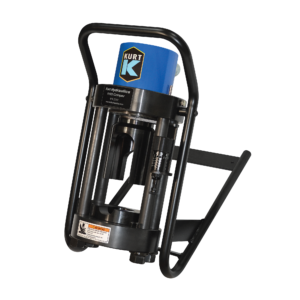 KH-60-PK by Kurt Hydraulics | Hydraulic Hose Crimper Machine | Hand Pump | Includes: 5 Small Die, Die Stand