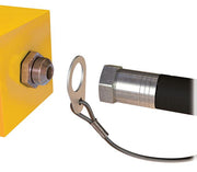 KH-STOPFUJIC132OP Stopflex by Kuriyama | Hydraulic Hose Safety Retention System | Nipple Retention System Open 24° Cone Connectors (JIC) | Small Cutting Plate | M6 Size | 0.520" ID | 11.811" Length | Pack of 10