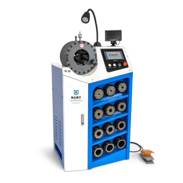 KH-32K by Kurt Hydraulics | Hydraulic Hose Crimper Machine | 220V/60Hz Single Phase | Includes: 12 Die
