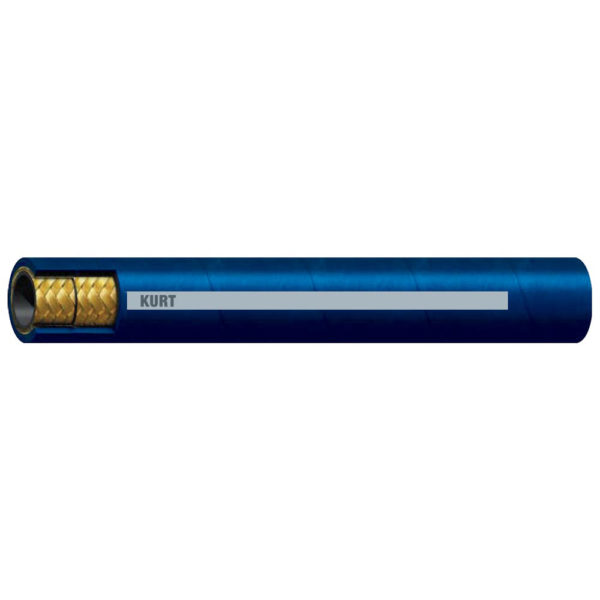 KHTR16S-12 by Kurt Hydraulics | KHTR16S Series | 0.75in ID x 1.09in ID | 3000 MAWP | 2-Wire Hydraulic Hose with Synthetic Rubber Tube and Synthetic Rubber Cover | USCG | Blue | 330ft Reel