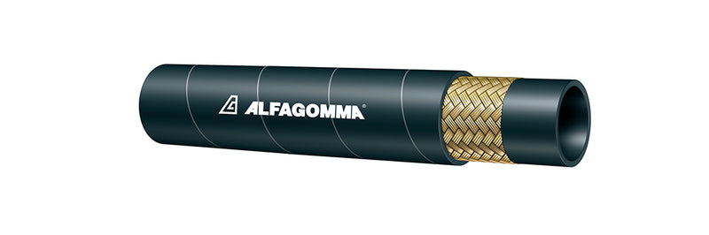 KK4BK-08 Alfagomma by Kuriyama | KK4BK Series | K-Kleen™ Pressure Washer Hose | 1-Wire Braid | 1/2" ID | 0.76" OD | 4000 PSI | Black