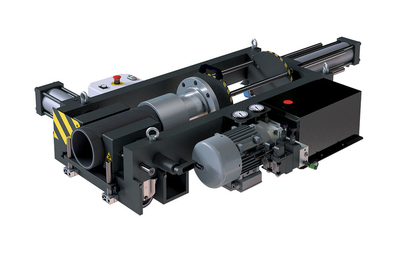 KPUSH22-CON KuriCrimp™ by Kuriyama | Concrete Hose Pusher | 8" Hose Capacity | 3 HP Motor