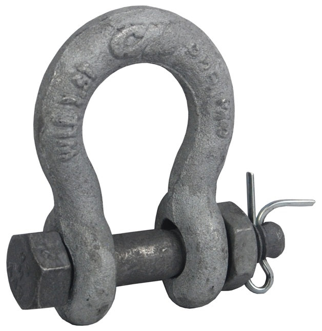KSS08 by Dixon Valve | King Safety Shackle | 5/8" Size | 3-1/4 ton/6,000 lbs Working Load | Fits KSW48, KSW56, KSW64, KSW96 Eye | Micro Alloy Steel