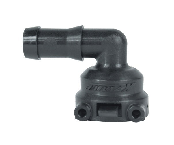 KZ-511-0015 KZ Valve by Banjo | ZipValve Quick Disconnect Fitting Kit | 90° Elbow | Female Quick Disconnect x 1" Hose Barb