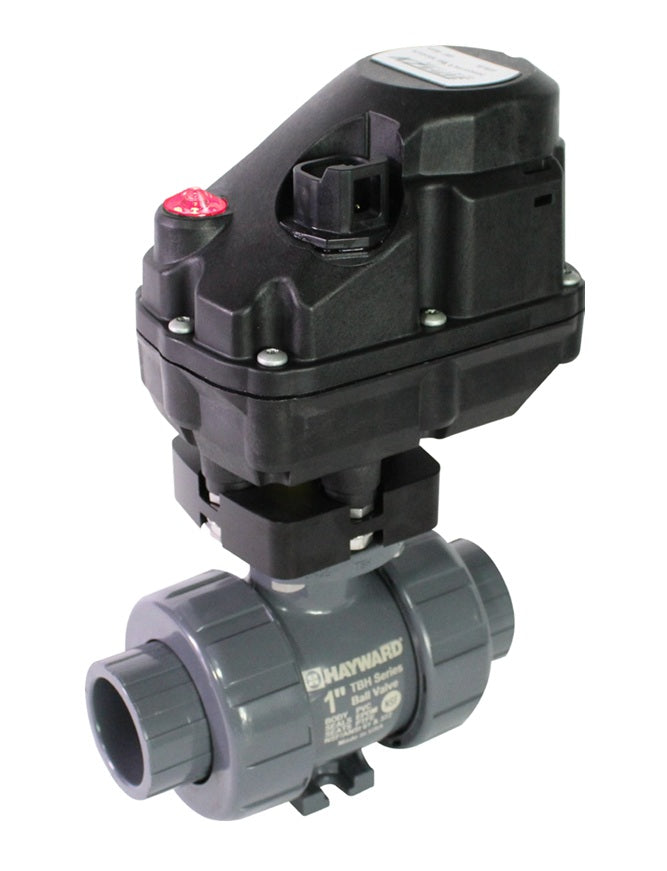 KZ-95F33-1CE9S-D0P KZ Valve by Banjo | Series 95 | Electric Actuated PVC Valve | 1" Size | Outlet: Female NPT / Socket Weld | Control Type: ON/OFF