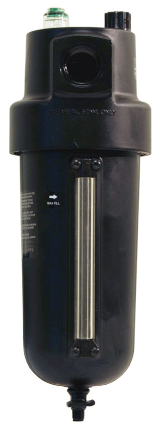L17-600D by Dixon Valve | L17 Series 1 | Jumbo Oil-Fog Lubricator | 3/4" Port Size | 160 SCFM | 1 qt Metal Bowl with Sight Glass