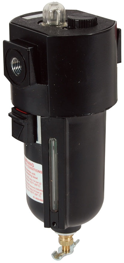 L26-03AMB Wilkerson EconOmist® by Dixon Valve | L26-Series | Standard Lubricator | 3/8" Size | 60 SCFM | 10 oz. Metal Bowl