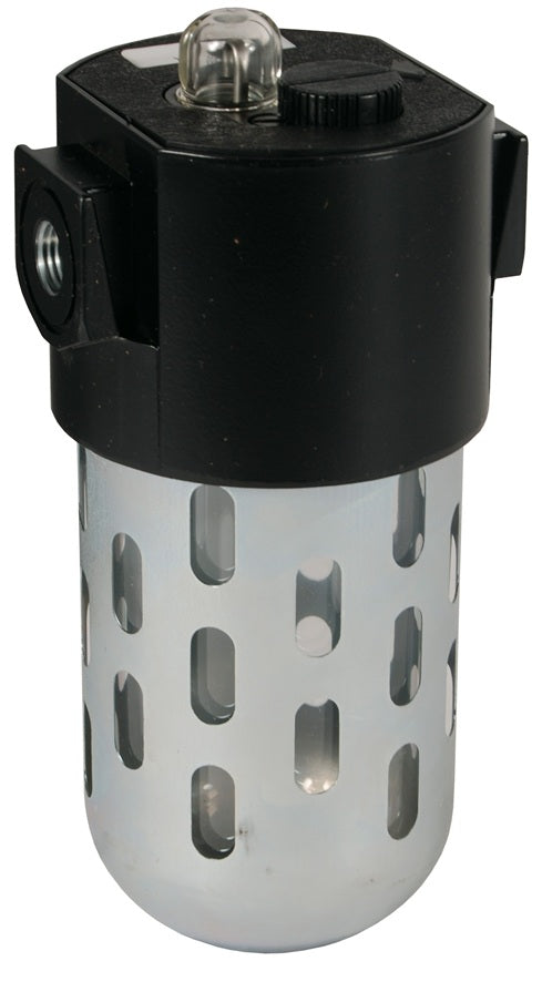 L26-04A Wilkerson EconOmist® by Dixon Valve | L26-Series | Standard Lubricator | 1/2" Size | 128 SCFM | 10 oz. Transparent Bowl