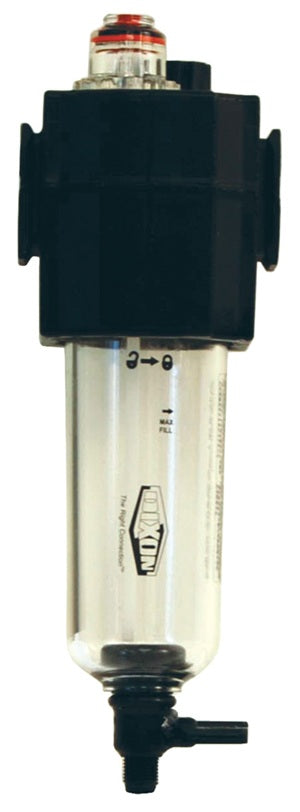 L73M-2 by Dixon Valve | L73M Series 1 | Compact Micro-Fog Lubricator | 1/4" Port Size | 60 SCFM | 4 oz. Transparent Bowl