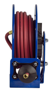 LG-LP-125 by Coxreels | LG Series | 300 PSI Spring Driven Hose Reel | 1/4" Hose ID, 1/4" FNPT Inlet x 1/4" MNPT Hose End | Steel | 25ft PVC Hose Included