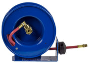 LG-LP-125 by Coxreels | LG Series | 300 PSI Spring Driven Hose Reel | 1/4" Hose ID, 1/4" FNPT Inlet x 1/4" MNPT Hose End | Steel | 25ft PVC Hose Included
