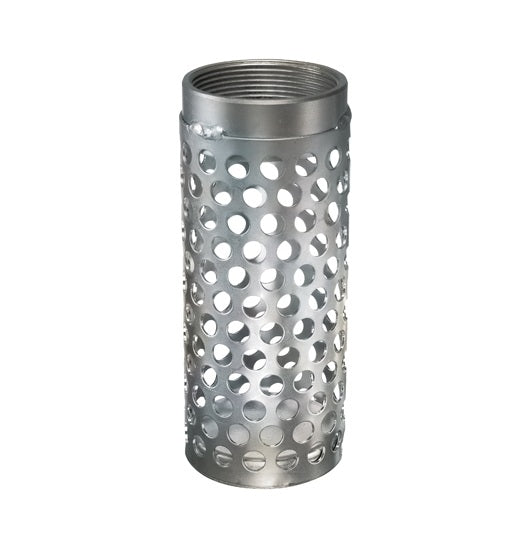 LHS150 by Kuriyama | LHS Series | Long Round Hole Strainer | 1-1/2" Size | Zinc Plated Steel