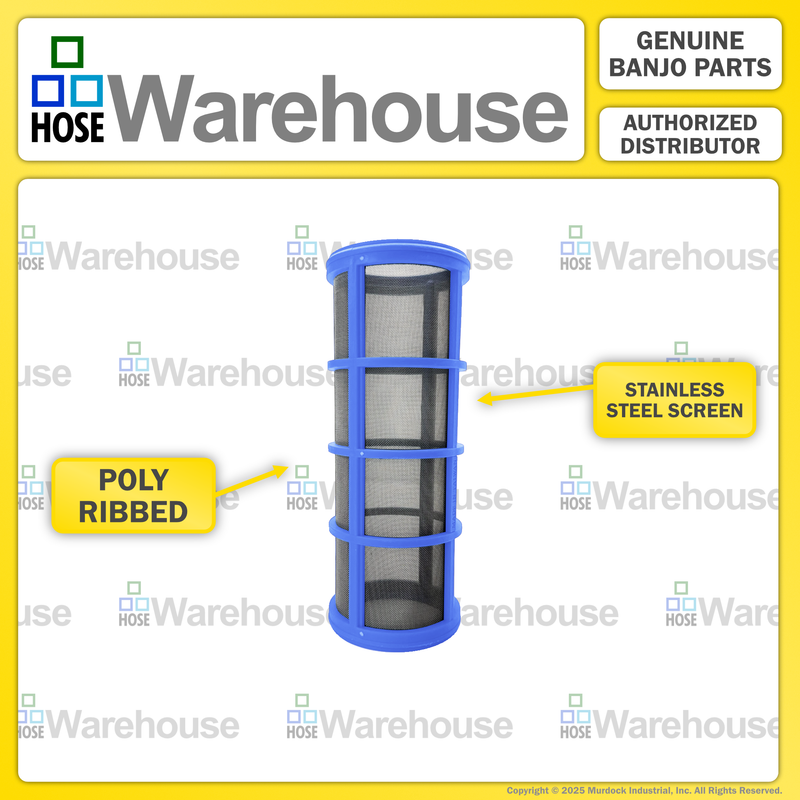 LS250 by Banjo | Replacement Part for Manifold Flange Connections | 1-1/2"-2" Y Strainer | 50 Mesh Screen