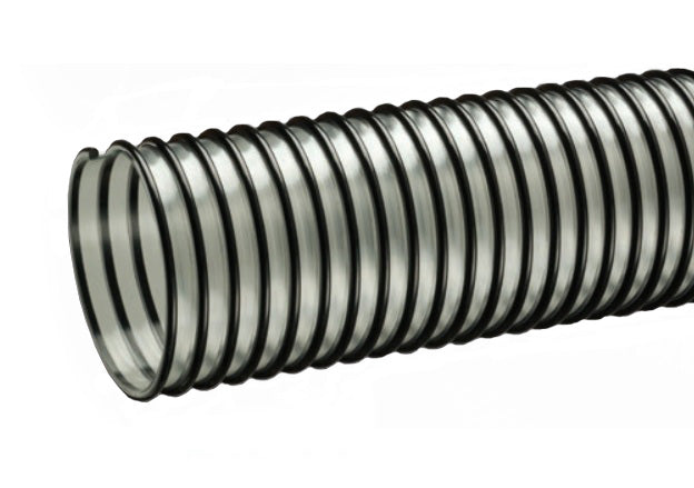 LKC400X100 Tigerflex™ by Kuriyama | Lawn King™ | LKC™ Series | PVC Ducting / Material Handling Hose | 4" ID | 4.57" OD | Transparent | 100ft Length