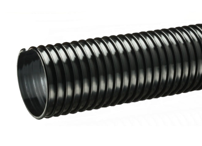 LK400X100 Tigerflex™ by Kuriyama | Lawn King™ | LK™ Series | PVC Ducting / Material Handling Hose | 4" ID | 4.57" OD | Black | 100ft Length