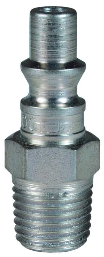 M2M2 by Dixon Valve | Pneumatic Quick Disconnect Coupling | M-Series | 1/4" Male NPT x 1/4" ARO Interchange | Plug | Steel