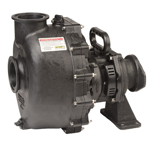 M350PHAW by Banjo | Centrifugal Pumps | 3" Manifold M350 Wet Seal Pump with Hydraulic Pedestal (No Motor) | Polypropylene