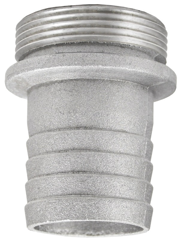 MA250 by Dixon Valve | King Short Shank Suction Hose Coupling | Male Fitting | 2-1/2" Male NPSM x 2-1/2" Hose ID | Aluminum