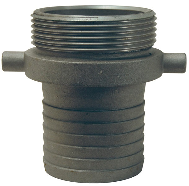 MA150N by Dixon Valve | King Short Shank Suction Hose Coupling | Male Fitting | 1-1/2" Male NST(NH) x 1-1/2" Hose ID | Aluminum