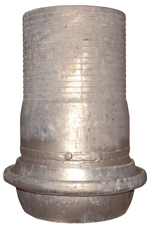 MC21110ST100 by Dixon Valve | Type A (Agri-Lock) Quick Connect Fitting | 10" Size | Male with Machined Hose Shank | Galvanized Steel