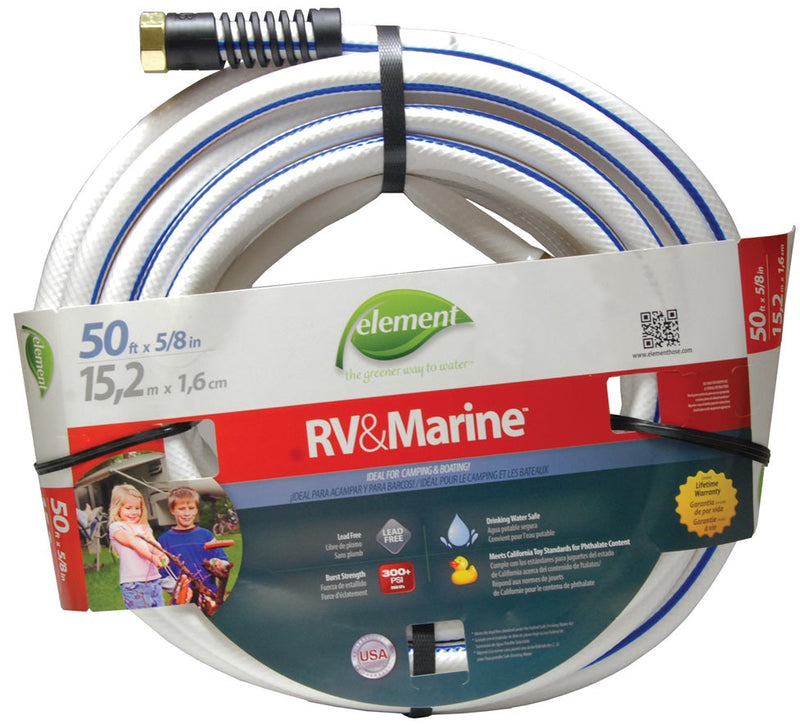 MCH50 by Dixon Valve | Marine, Camper, Patio & Pool Hose | Lead Free | USFDA Approved | 5/8" | 50ft Length