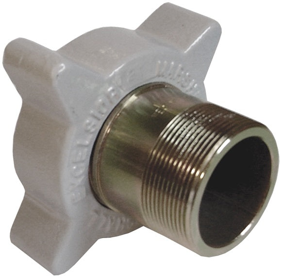 ME130S by Dixon Valve | LP Gas Filler Coupling | 3-1/4" Female Acme x 2" Male NPT | Steel Nut