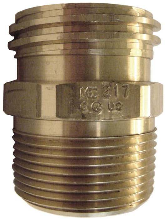 ME217 by Dixon Valve | LP Gas Adapter | 1-3/4" Male Acme x 1-1/4" Male NPT | Brass