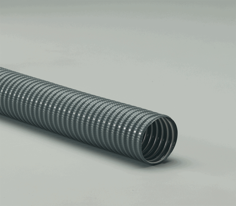 1-MG-V-50 Flexaust #MGV-R100050G MG-V 1 inch Air, Fume, Dust, and Material Handling Duct Hose - 50ft
