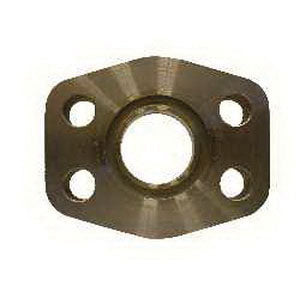 21622020 by Midland | Hydraulic Flange Adapter | Pipe Weld Flange Pad | 1-1/4" Pipe Weld End x 1-1/4" Code 62 Flange Pad | Steel
