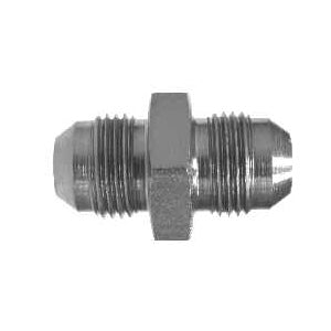 2403LH6 by Midland | Hydraulic 37° JIC Union Adapter | Large Hex | 3/8" Male 37° JIC x 3/8" Male Pipe | Steel