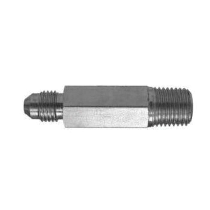 2404L1616 by Midland | Hydraulic Adapter | JIC to Male Pipe | Long | 1" Male 37° JIC x 1" Male NPTF | Steel