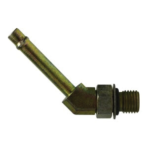 4603NWO24 by Midland | Hydraulic Beaded Hose Fitting | 45° Elbow | 1-1/2" Hose Barb x 1-1/2" Male Adjustable O-Ring Boss | Steel