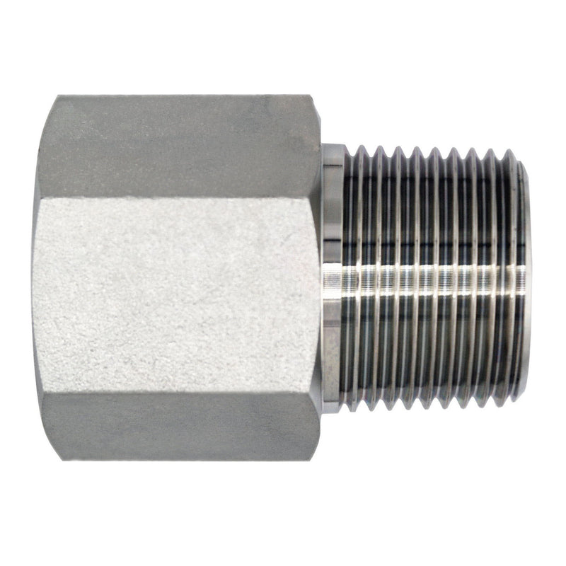 7040-04-16 by Midland | Hydraulic Adapter | 1/4" Female NPT x 1" Male BSPT | Steel