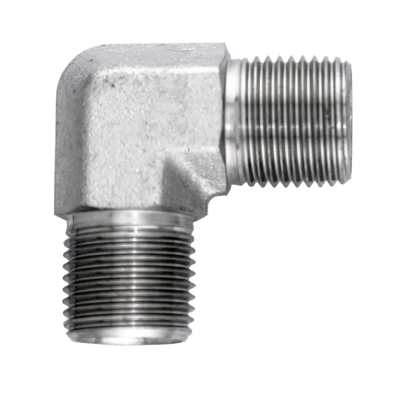 9222-08-08 by Midland | Hydraulic Adapter Union | 90° Elbow | 1/2" Male BSPP x 1/2" Male BSPP | Steel