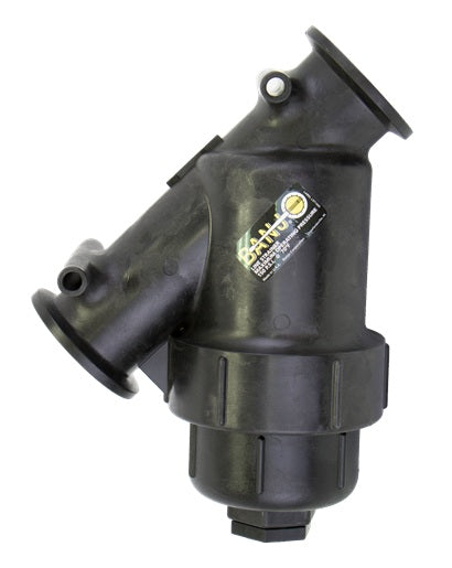 MLS200-50M by Banjo | Manifold Flange Connection | 2" Manifold Y Strainer with Mounting Bracket | 316 Stainless Steel 50 Mesh Screen | EPDM Gaskets | 225 PSI | Polypropylene