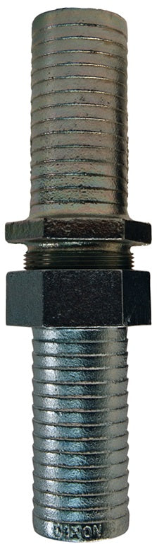 MLS78 by Dixon Valve | Long Shank Hose Coupling | Complete Coupling | 2" Hose ID | 2" Male NPSM x 2" Female NPSM | Plated Iron