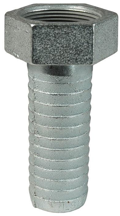 MLS43 by Dixon Valve | Long Shank Hose Coupling | Female Fitting | 1-1/2" Female NPSM x 1-1/2" Hose ID | Plated Iron