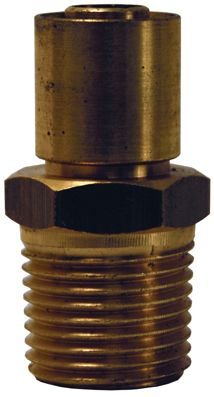 MPB-20Z-20 by Dixon Valve | Crimp Fitting for PTFE Hose | with Crimp Collar | 1-1/4" Rigid Male Pipe x -20Z Hose Size | Brass
