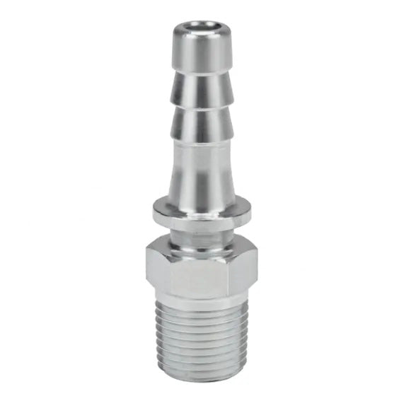 MS1 by Dixon Valve | Boss® Male Stem | 1/2" Male NPT x 1/2" Hose Barb | Plated Steel (Bar Stock)