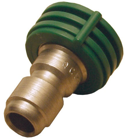 MSP425 by Dixon Valve | Quick Connect Spray Nozzle | 1/4" Straight-Through Plug Inlet | 25Â° Spray Angle | Size #4 | Green