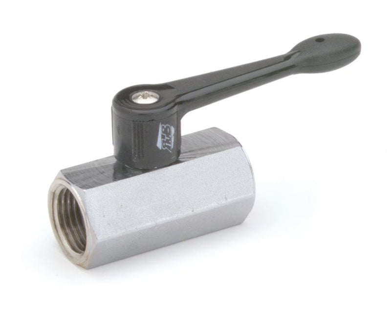 MV200-8 by Parker | Ball Valve | 1/2" Female Pipe Thread | .98" Hex | 3.83" Length | Straight | Chrome Plated Brass | Pack of 10