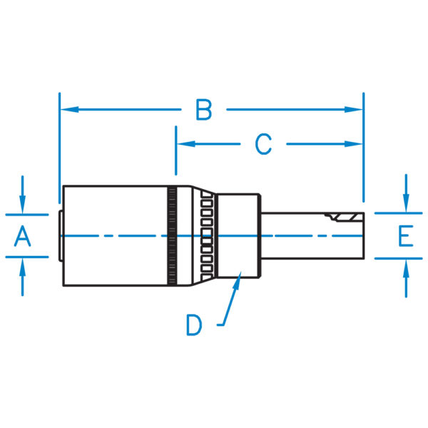 MW-06-06 by Kurt Hydraulics | Stand Tube for 3/8" Hose ID
