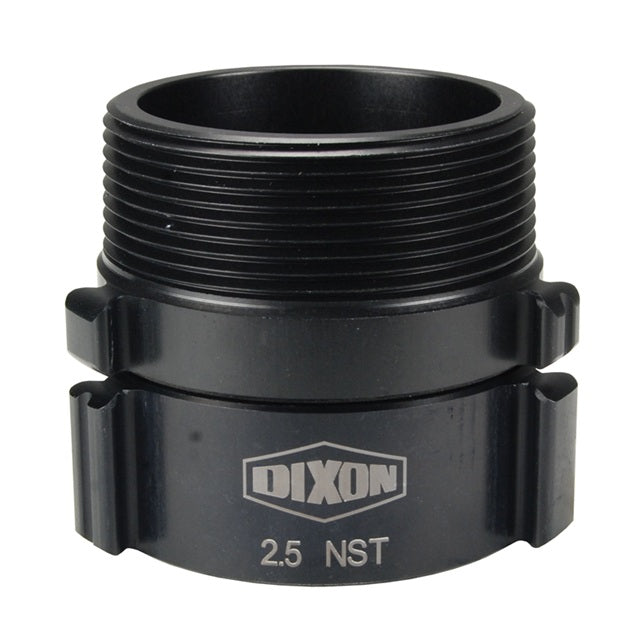 N54-25F30T Dixon Aluminum Female Swivel x Male Rigid Adapter - Style N54 - Rocker Lug - 2-1/2" Female NST(NH) x 3" Male NPT - Old Part #: ASM25F30T