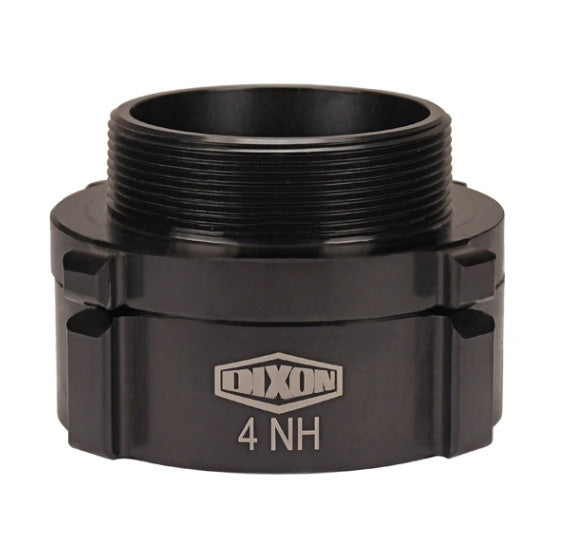 N54-40F40T Dixon Aluminum Female Swivel x Male Rigid Adapter - Style N54 - Rocker Lug - 4" Female NST(NH) x 4" Male NPT - Old Part #: ASM40F40T