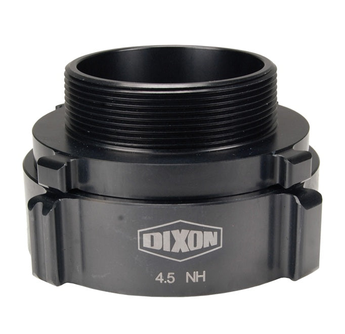 N54-45F40T Dixon Aluminum Female Swivel x Male Rigid Adapter - Style N54 - Rocker Lug - 4-1/2" Female NST(NH) x 4" Male NPT - Old Part #: ASM45F40T